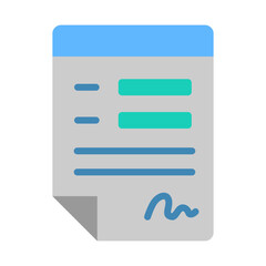 Obraz premium Application Form Icon