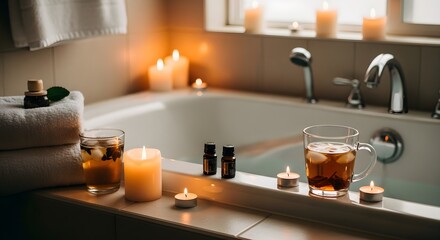 Relaxing Bath Time: Essential Oils, Tea, and Candles for Ultimate Self-Care