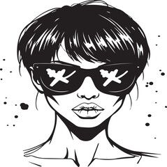 fashionable woman vector