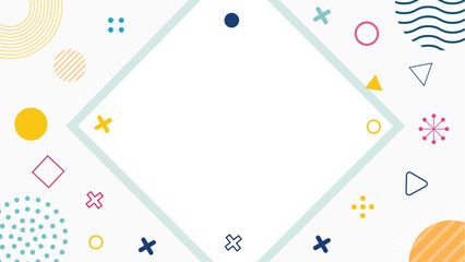 Modern abstract geometric design with a blank space for creative use