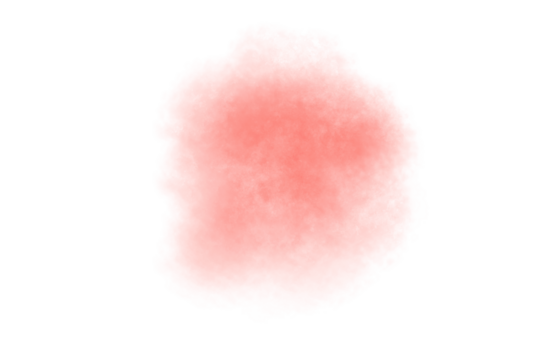 Red watercolor blob with transparent background for digital crafts, scrapbook, planner, printable stickers and pop art - Powered by Adobe
