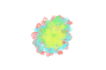 Vibrant watercolor paint explosion for t-shirt designs, digital art, sublimation and sticker making
