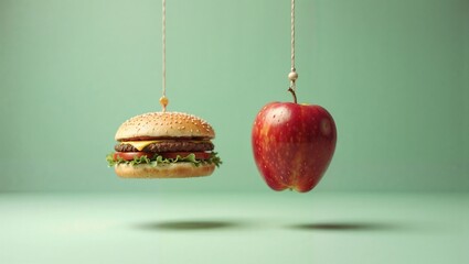 christmas decoration on a green background