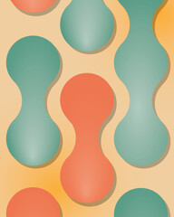 Round Abstract Background