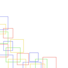 Decorative Rectangle Corner Vector Element