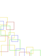 Decorative Rectangle Corner Vector Element