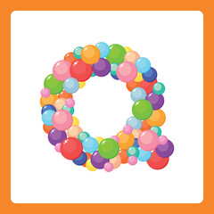 Alphabet balls Q
