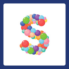 Alphabet balls S