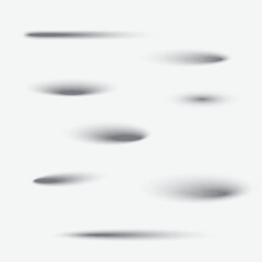 Natural Shadow Shapes – Soft Blur Vectors