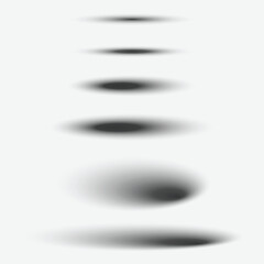 Multi-Shape Drop Shadows – Vector Illustration Set