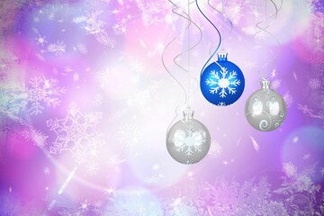 Hanging christmas decorations