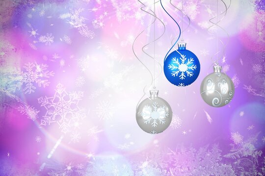 Hanging christmas decorations