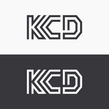 KCD Logo Letter Monogram Design