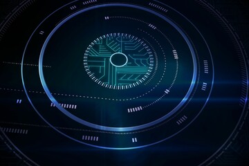 Futuristic technological background