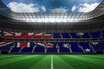 Stadium full of australia football fans