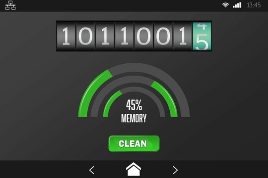Mobile display with memory cleaner