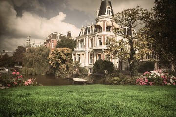 Digital composite of Sunny day in amsterdam © vectorfusionart