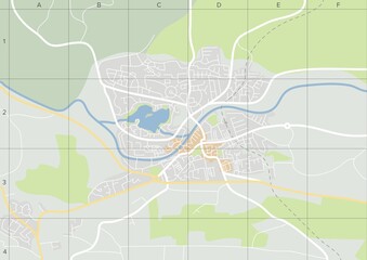 Close-up of world map structure