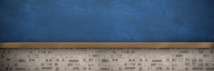 Bueboard on brick wall in classroom