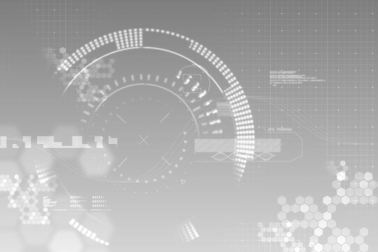 Digitally generated image of speedometer