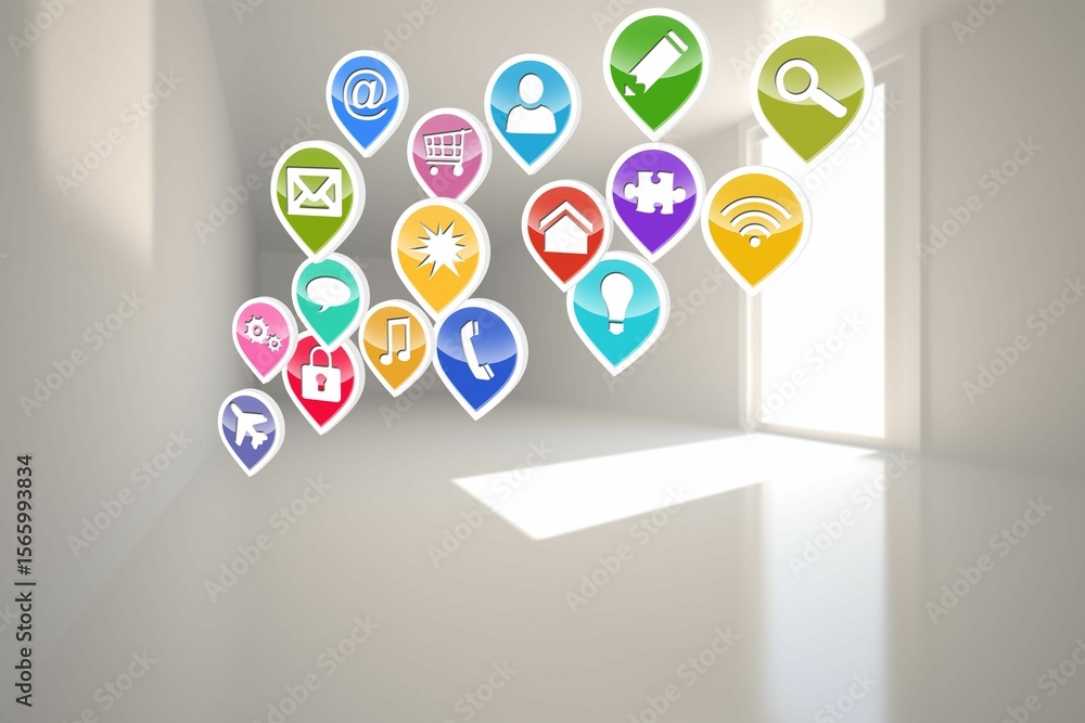Poster computing application icons
