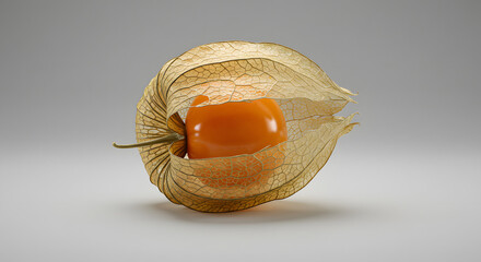 Physalis Fruit in Husk, Studio Shot fruit