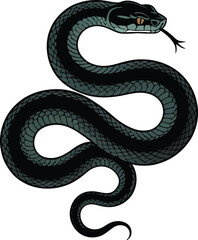 Obraz premium Vector black silhouette of a animals on a white background