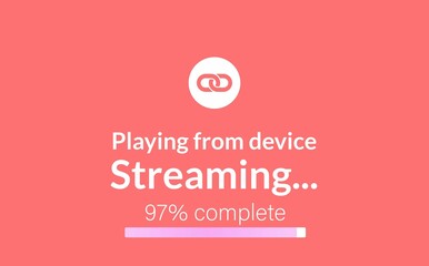 Composite image of streaming text