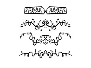 Vintage Decorative Line Art Collection