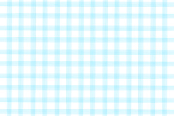 かわいい水彩風の水色のチェック柄背景　イラスト　ベクター
