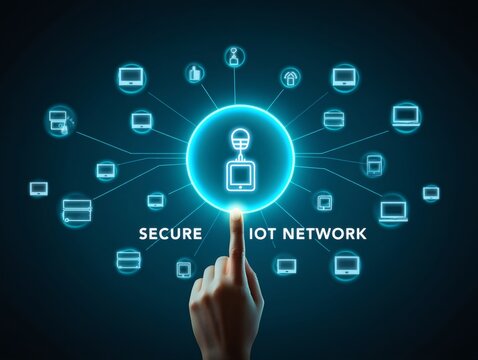 Secure IoT Network Enhancing Data Security and Connectivity