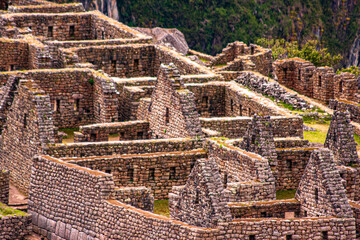 View of the structures in Mzchu Picchu