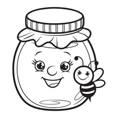 Kawaii Food Coloring pages 