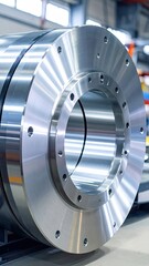 Polished Stainless Steel Barrel Hoop Reflecting Workshop Lights Industrial Engineering Setting