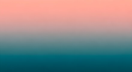 Subtle Peach to Teal Gradient Background: Smooth Color Transition for Design Projects