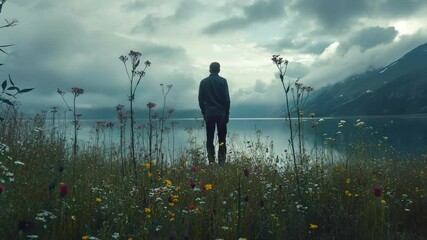 Solitude in a Sea of Blossoms - Powered by Adobe