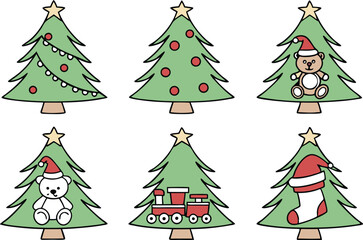 Christmas Tree with Gifts Illustration for Festive and Holiday Designs. High Quality Christmas Tree with Gifts Illustration for Creative Projects. Beautiful Christmas Tree with Gifts Illustration