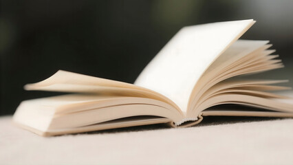 Still life pictures of characters flipping through books