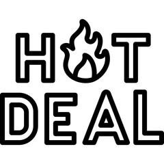hot deal icon