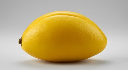 Yellow Spaghetti Squash on White Background fruit