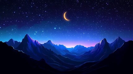 Serene Sunset Over Mountain Lake with Dramatic Clouds and Golden Reflections..