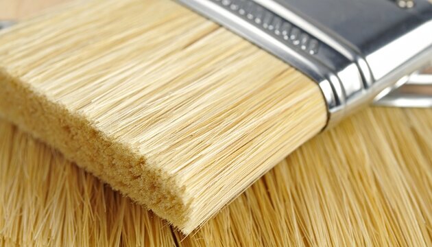 close up of a paintbrush