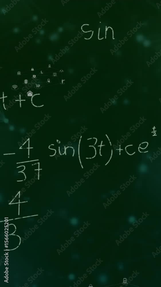 Poster digital interfaces use math and lines for easier communication.