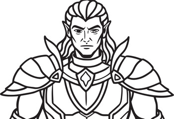 Vector illustration drawing of an old vintage black warrior woman with a sword, mask, face tattoo, and antique art sketch