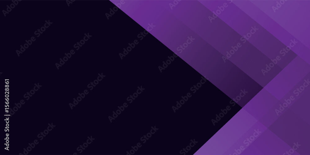 Poster abstract purple and geometric on dark background. technology pattern modern design vector eps10