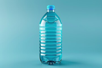 High Definition Image of Realistic Gallon Plastic Water Bottle Mockup