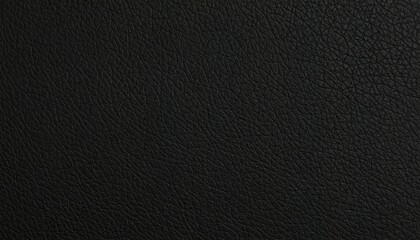 Matte Black Vinyl Texture with Pebble Grain Showing a Detailed and Rough Surface