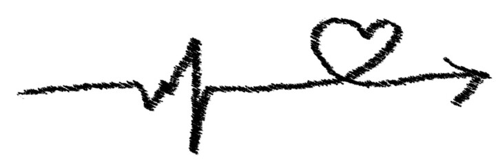 Hand drawn heart. Hand drawn heart icon. Hand drawn heart vector.