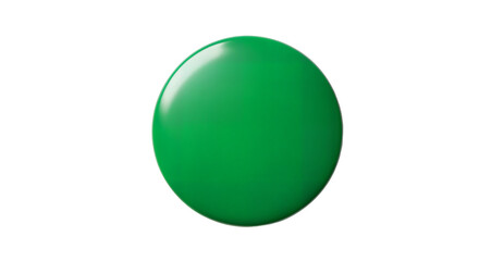 Green can badge or magnet	