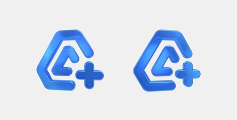 Fototapeta premium add to drive 3D icon on isolate white background